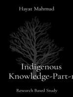 Indigenous Knowledge-Part-1: Research Based Study