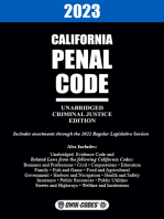 2023 California Penal Code Unabridged