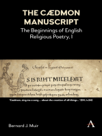 The Cædmon Manuscript: The Beginnings of English Religious Poetry, I