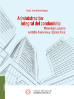 Administración integral del condominio. Marco legal, aspecto contable-financiero y régimen fiscal