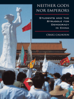 Neither Gods nor Emperors: Students and the Struggle for Democracy in China