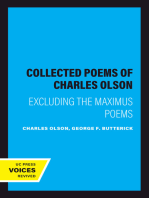 The Collected Poems of Charles Olson: Excluding the Maximus Poems