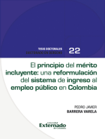 El principio del mérito incluyente una reformulación del sistema de ingreso al empleo público en Colombia