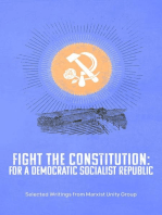 Fight the Constitution: For a Democratic Socialist Republic - Selected Writings from Marxist Unity Group