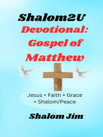 Devotional: Gospel of Matthew: Shalom 2 U, #15