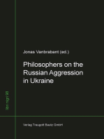 Philosophers on the Russian Aggression in Ukraine