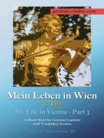 Mein Leben in Wien - 3. Teil: A Short Story for German Learners, Level Intermediate (B2): German Reader