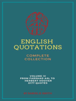 English Quotations Complete Collection: Volume IV