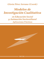 Modelos de Investigación Cualitativa en Educación Social y Animación Sociocultural: Aplicaciones prácticas