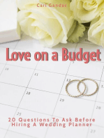 Love on a Budget: 20 Questions To Ask Before Hiring A Wedding Planner: 20 Questions To Ask