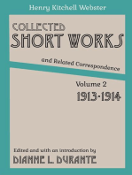 Collected Short Works and Related Correspondence Vol. 2: 1913-1914