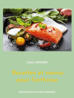 Recettes et menus pour l'arthrose.