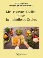 Mes recettes faciles pour la maladie de Crohn.: Volume 2.