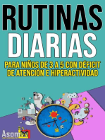 Rutinas diarias para niños de 3 a 5 con déficit de atención e hiperactividad