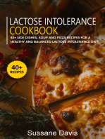 Lactose Intolerance Cookbook: 40+ Side Dishes, Soup and Pizza recipes for a healthy and balanced Lactose intolerance diet