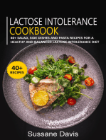 Lactose Intolerance Cookbook: 40+Salad, Side dishes and pasta recipes for a healthy and balanced Lactose intolerance  diet