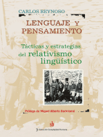 Lenguaje y pensamiento: Tácticas y estrategias del relativismo lingüístico