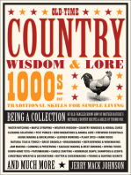 Old-Time Country Wisdom & Lore: 1000s of Traditional Skills for Simple Living