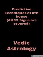 Predictive Techniques of 8th house: Vedic Astrology