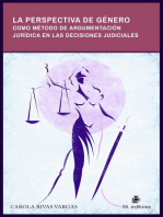 La perspectiva de género como método de argumentación jurídica en las decisiones judiciales