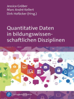 Quantitative Daten in bildungswissenschaftlichen Disziplinen