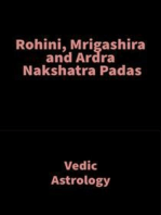 Rohini, Mrigashira and Ardra Nakshatra Padas
