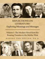 Reflections on Literature: Exploring Meanings and Messages: Volume I: The Modern Novel from the Roaring Twenties to the Mythic West