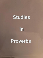 Studies In Proverbs