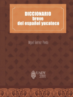 Diccionario breve del español yucateco