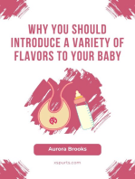 Why You Should Introduce a Variety of Flavors to Your Baby