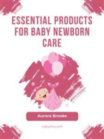 Essential Products for Baby Newborn Care
