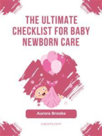 The Ultimate Checklist for Baby Newborn Care