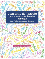 Cuaderno de Trabajo: Para la escritura del Ñomndaa Amuzgo San Pedro Amuzgos, Oaxaca