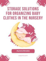 Storage Solutions for Organizing Baby Clothes in the Nursery