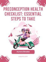 Preconception Health Checklist- Essential Steps to Take
