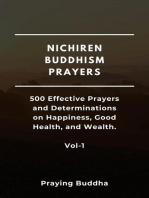Nichiren Buddhism Prayers—500 Effective Prayers and Determinations on Happiness, Good Health, and Wealth—Vol-1