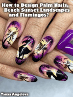 How to Design Palm Nails, Beach Sunset Landscapes and Flamingos?