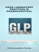 Good Laboratory Practices in Pharmaceutical