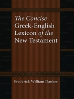 The Concise Greek-English Lexicon of the New Testament