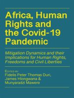 Africa, Human Rights and the Covid-19 Pandemic. Mitigation Dynamics and their Implications for Human Rights, Freedoms and Civ: Mitigation Dynamics and their Implications for Human Rights, Freedoms and Civil Liberties