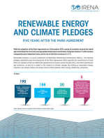 Renewable energy and climate pledges: Five years after the Paris Agreement