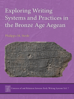 Exploring Writing Systems and Practices in the Bronze Age Aegean