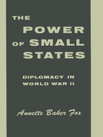 The Power of Small States: Diplomacy in World War II