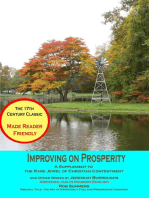 Improving on Prosperity: A Supplement to the Rare Jewel of Christian Contentment: Jeremiah Burroughs for the 21st Century Reader, #2