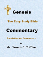 Genesis: The Easy Study Bible Commentary: The Easy Study Bible Commentary Series, #1