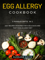 Egg Allergy Cookbook: 5 Manuscripts in 1 – 200+ Recipes designed for a delicious and tasty Egg Allergy diet