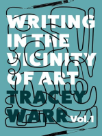 Writing in the Vicinity of Art Volume 1