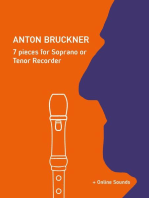 Anton Bruckner - 7 Pieces for Soprano or Tenor Recorder