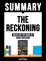 Summary - The Reckoning - Based On The Book By John Grisham