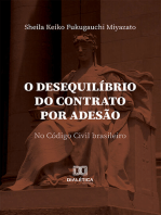 O desequilíbrio do contrato por adesão:  no Código Civil brasileiro